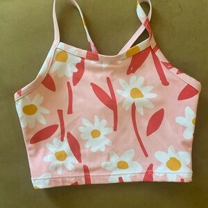 Hanna Andersson Pink and White Floral Camisole